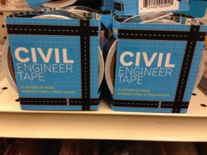 Civil Engineer tape available at Berkeley Ace Hardware.