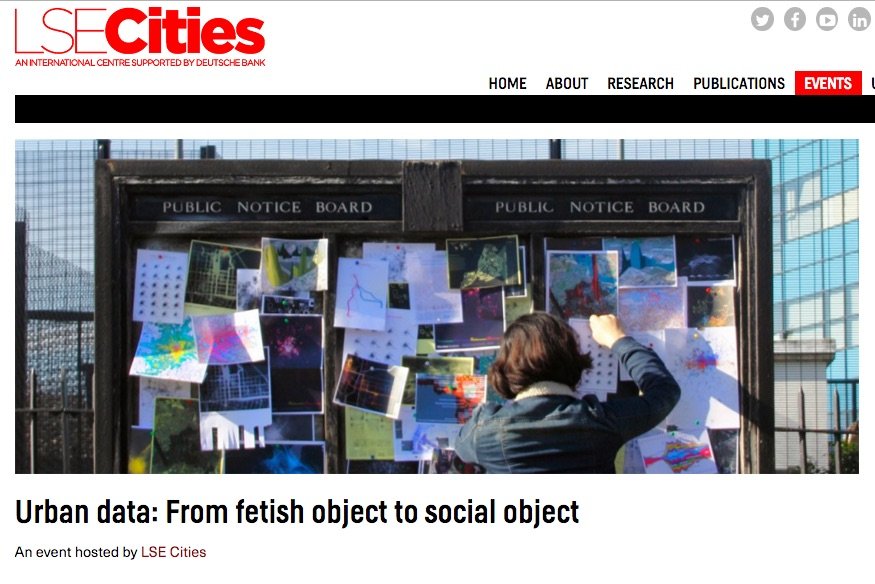 Screenshot for Urban data from fetish to social object - LSE Cities conference April 2014