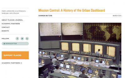 History of the Urban Dashboard